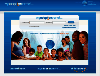 myadoptionportal.com screenshot