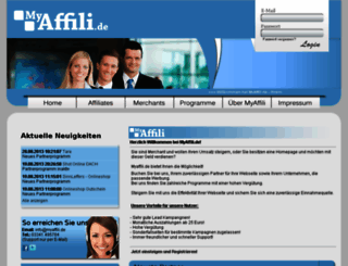 myaffili.de screenshot