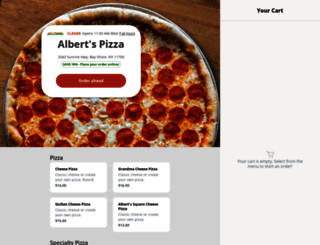 myalbertspizza.com screenshot