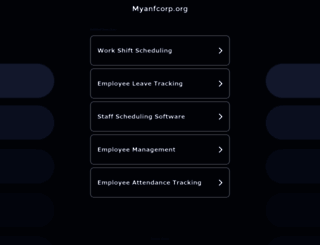 myanfcorp.org screenshot