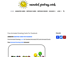 myanimatedgreetingcards.com screenshot