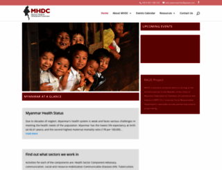 myanmarhdc.org screenshot