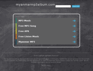 myanmarmp3album.com screenshot