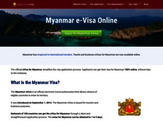 myanmaronlinevisa.com screenshot