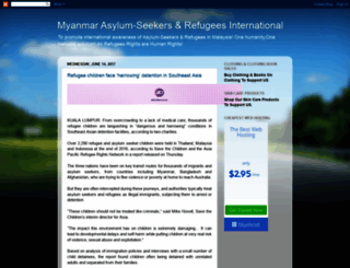 myanmarrefugees.blogspot.com screenshot