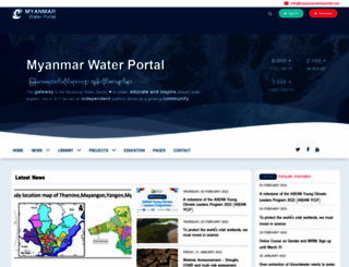 myanmarwaterportal.com screenshot