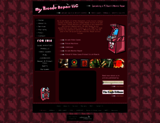 myarcaderepair.com screenshot