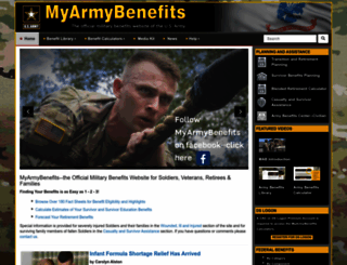 myarmybenefits.us.army.mil screenshot