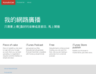 myaudiocast.com screenshot