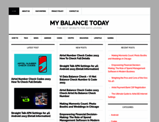 mybalancetoday.com screenshot