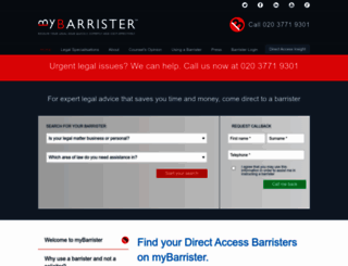 mybarrister.co.uk screenshot