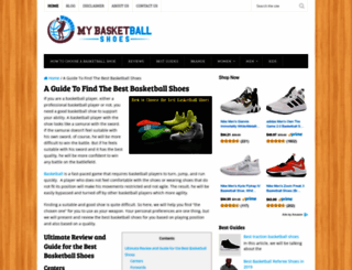 mybasketballshoes.com screenshot