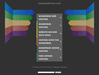 mybbwebhost.com screenshot