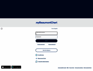mybeaumontchart.com screenshot