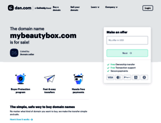 mybeautybox.com screenshot