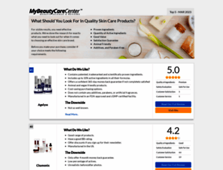 mybeautycarecenter.com screenshot