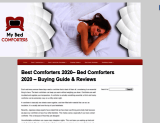 mybedcomforter.com screenshot