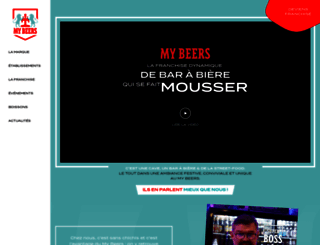 mybeers.fr screenshot