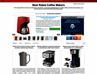 mybestratedcoffeemakers.com screenshot