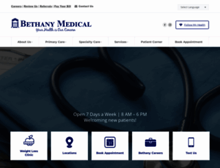 mybethanymedical.com screenshot