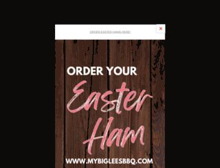 mybigleesbbq.com screenshot