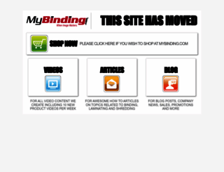 mybindingblog.com screenshot