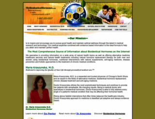 mybioidenticalhormones.com screenshot