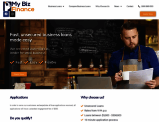 mybizfinance.com.au screenshot