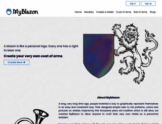 myblazon.com screenshot