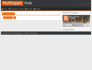 mybloggerhub.com screenshot