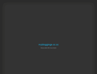 mybloggings.co.cc screenshot