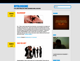 mybloggme.wordpress.com screenshot