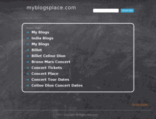 myblogsplace.com screenshot