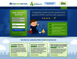 myboilerservice.com screenshot