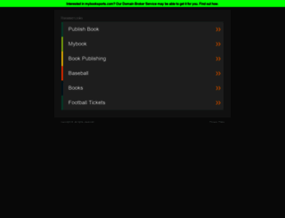 mybooksports.com screenshot