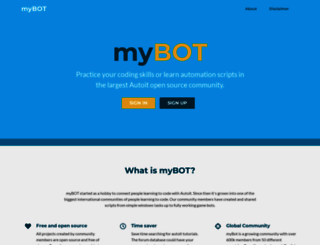 mybot.run screenshot