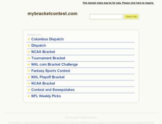 mybracketcontest.com screenshot