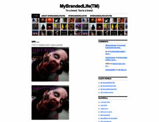 mybrandedlife.wordpress.com screenshot