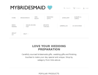 mybridesmaid.com screenshot