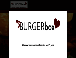 myburgerbox.co.uk screenshot