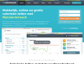mycaloriecoach.nl screenshot
