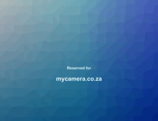 mycamera.co.za screenshot