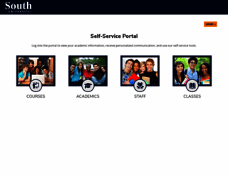 mycampus.southuniversity.edu screenshot