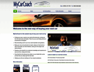 mycarcoach.co.uk screenshot