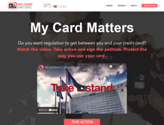 mycardmatters.com screenshot