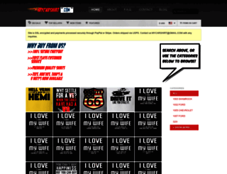 mycarshirt.com screenshot