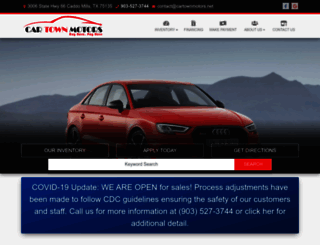 mycartown.com screenshot