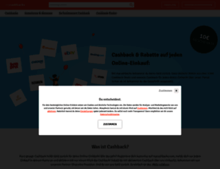 mycashbacks.de screenshot