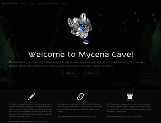 mycenacave.com screenshot