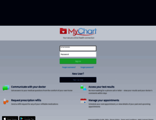 mychart.mountainstarhealth.com screenshot